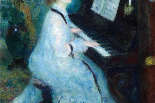 钢琴旁的女人(Woman at the Piano )