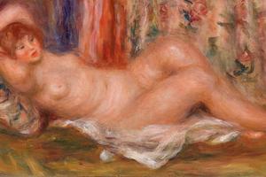 裸体女人躺着(Nude Woman Reclining )_1919_皮埃尔·奥古斯特·雷诺阿 