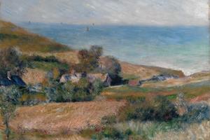 诺曼底沃吉蒙特附近的海岸景色(View of the Seacoast near Wargemont in Normandy )