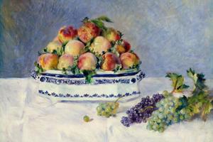 桃子和葡萄的静物(Still Life with Peaches and Grapes )