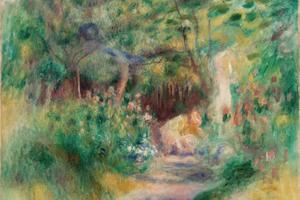 风景与女子园林(Landscape with Woman Gardening )