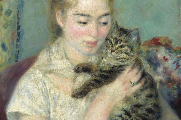 养猫的女人(Woman with a Cat )