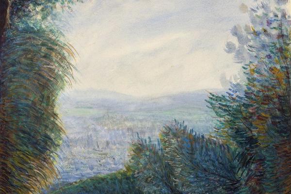 瓦兹河上的奥维尔山谷(The Auvers Valley on the Oise River )
