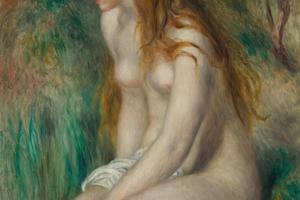 年轻女孩洗澡(Young Girl Bathing )