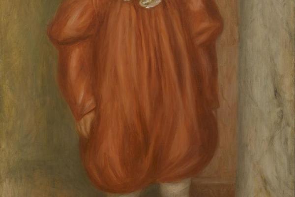 穿着小丑服装的克劳德·雷诺瓦(Claude Renoir in Clown Costume)