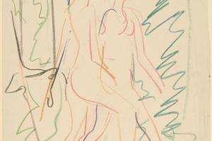 森林中的两个裸体(Two Nudes in a Forest )