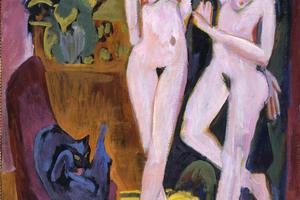 一个房间里的两个裸体(Two Nudes in a Room )