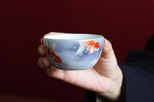 小谦堂鸿运当头白茶大杯