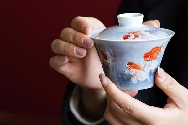 小谦堂鸿运当头盖碗