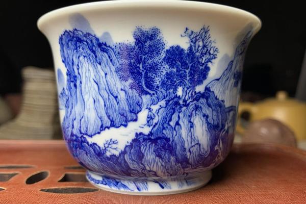 十方窑_山水_烟波客系列_烟波自逐杯_章标_早期山水