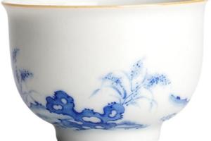 谷雨山房芦雁图凝露杯