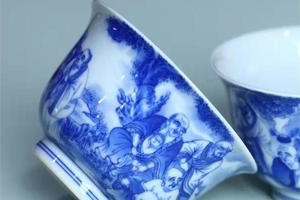 十八罗汉重工柴窑对杯