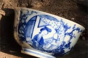 豐字号一帘幽梦仿古仕女大杯