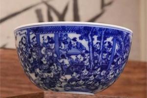 朴真堂柴窑百子杯