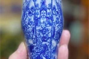 重工人物千手观音橄榄杯