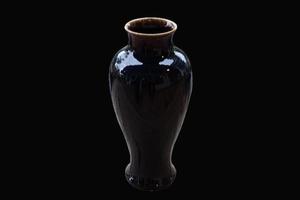 赏瓷观窑窑变花釉观音尊