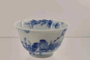 九本造物马蹄梅竹双栖杯
