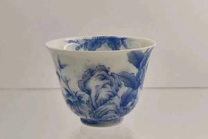 九本造物竹叶芭蕉花神杯