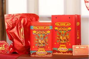 柑润堂2013年辛丑牛年生肖纪念版新会陈皮铁罐礼袋装250克