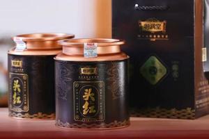 柑润堂 2015年小黑罐新会头红陈皮纯干仓地道陈化广东新会特产50克罐装