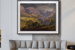 史塔哈姆景观 博物馆级复刻版画 餐厅挂画客厅装饰油画书房卧室画