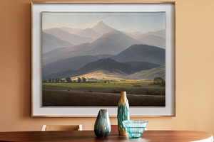 弗里德里希-巨人山 博物馆级原作复刻 现代欧式客厅装饰画油画