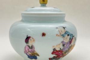 童子小茶叶罐