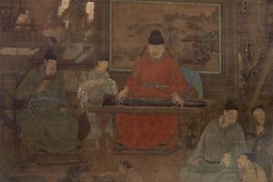 琴棋书画图-琴