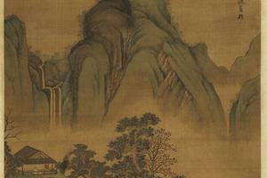 竹院鸣泉图