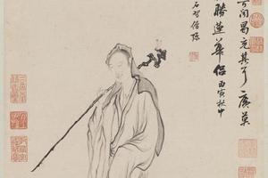 莲华大士像图
