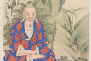 十六应真像（十一）第十一租查巴纳塔嘎尊者图