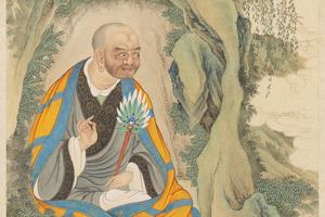 十六应真像（三）第三拔纳拔西尊者图