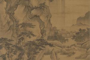 渡头帘影图