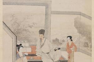 倣唐人仕女图