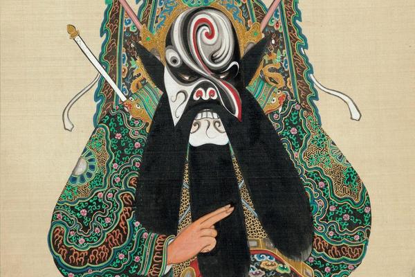 京剧一百人物像-夏侯惇
