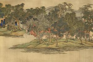 清院本亲蚕图卷　献茧
