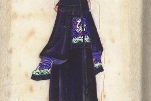 清代宫廷人物画册