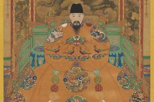 明孝宗坐像轴
