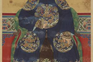 历代帝王贵妃大臣朝服像(宫廷女子)