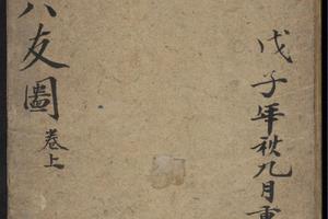 澄怀八友图清乾隆48年拓本