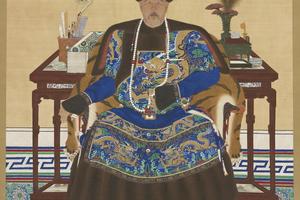 历代帝王贵妃大臣朝服像(爱新觉罗 玄烨)