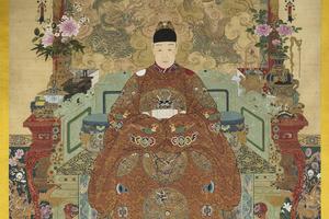 明熹宗坐像