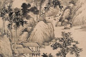 溪山雨齐图