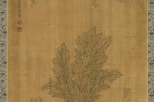 乾隆缂丝春蔬图挂屏（一）轴