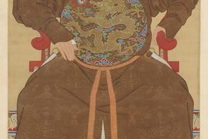 历代帝王贵妃大臣朝服像(九阿哥胤禟)