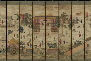 寿宴图屏12