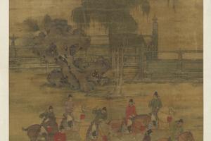 八达春游图