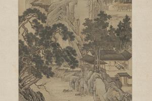春山游骑图