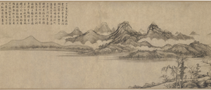 溪山雨意图