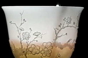 梅兰竹菊堆雕